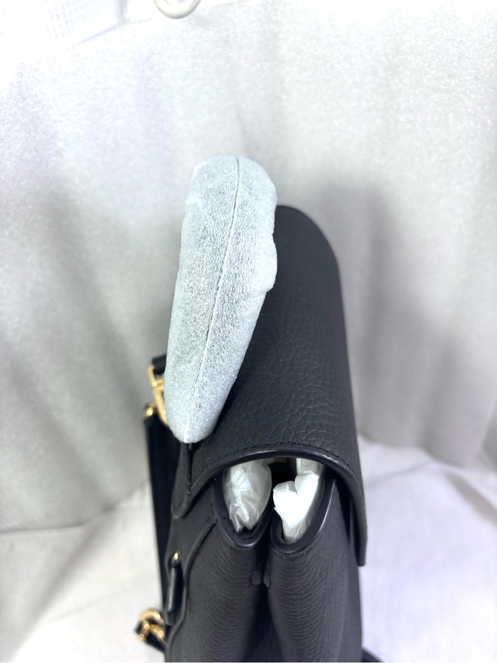 Maison de Sabre Mini Soft Backpack. Black/ Gold. - Picture 6 of 17